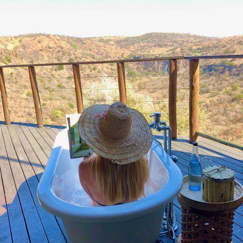 The long middle of the day, on a suite&rsquo;s deck