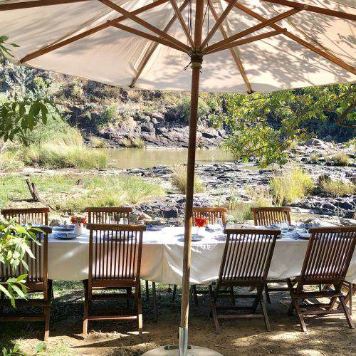 Lunch by the river