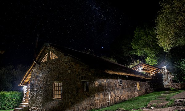 The lodge under the stars